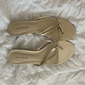 Ann Taylor Kitten Heel Sandals